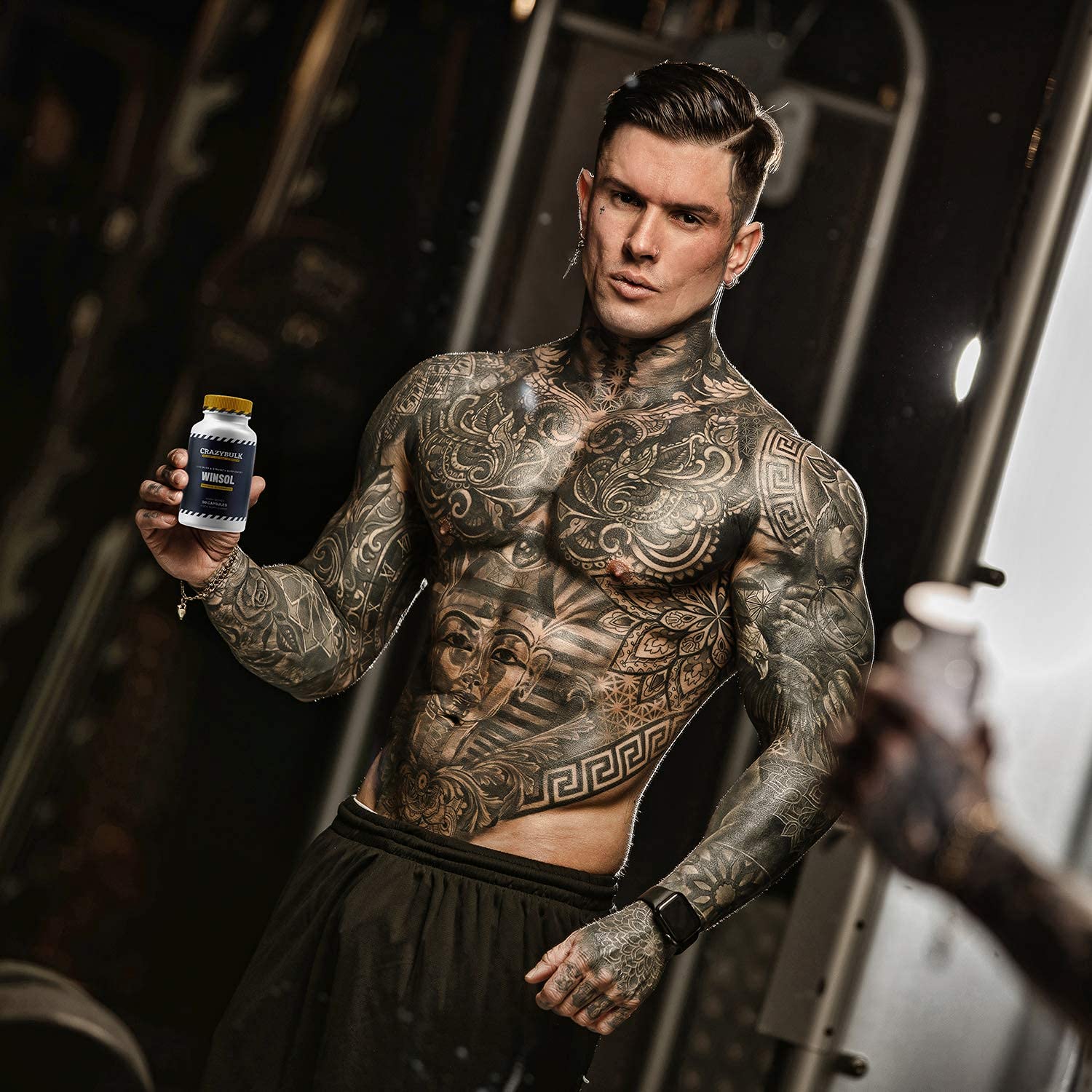 CrazyBulk WINSOL Natural Alternative for Lean Mass & Strength Supplement, FIRST TIME IN INDIA (90 Capsules)