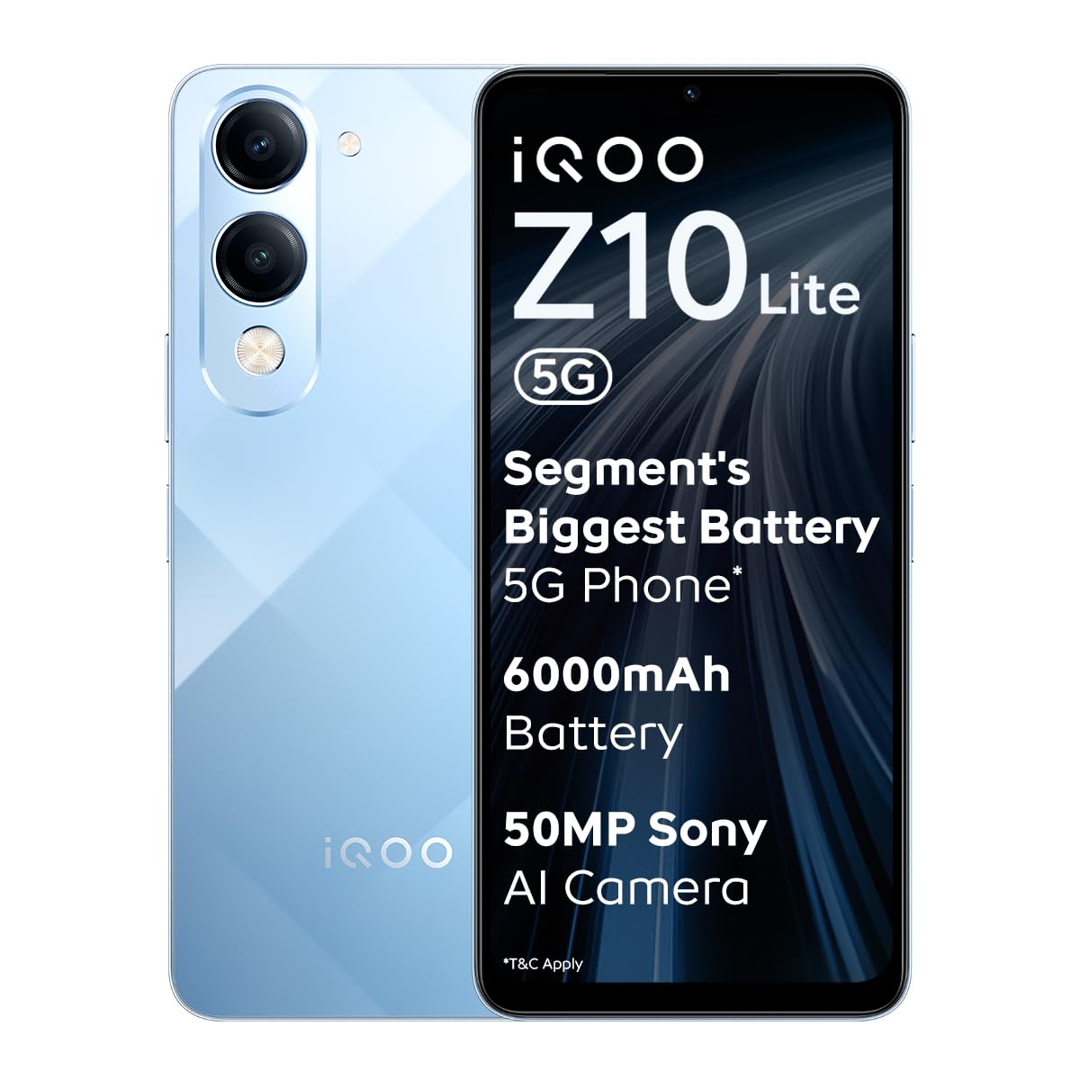 IQOO Z10 Lite 5G unlocked (Titanium Blue, 128 GB)  (4 GB RAM)
