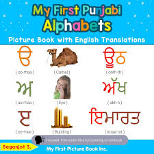 My First Punjabi Alphabets Picture Book with English Translations
