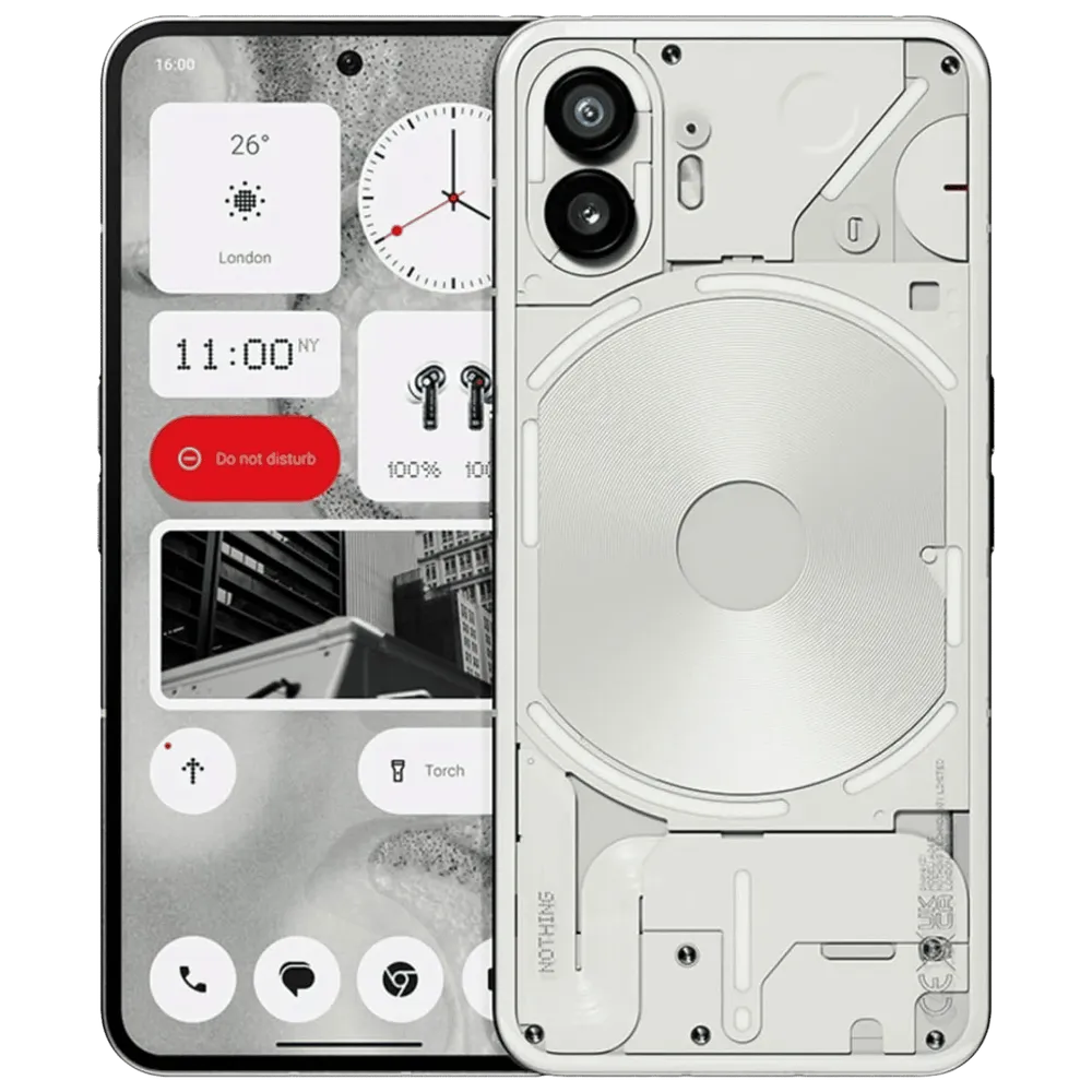 Nothing Phone (2) unlocked (White, 256 GB)  (12 GB RAM)