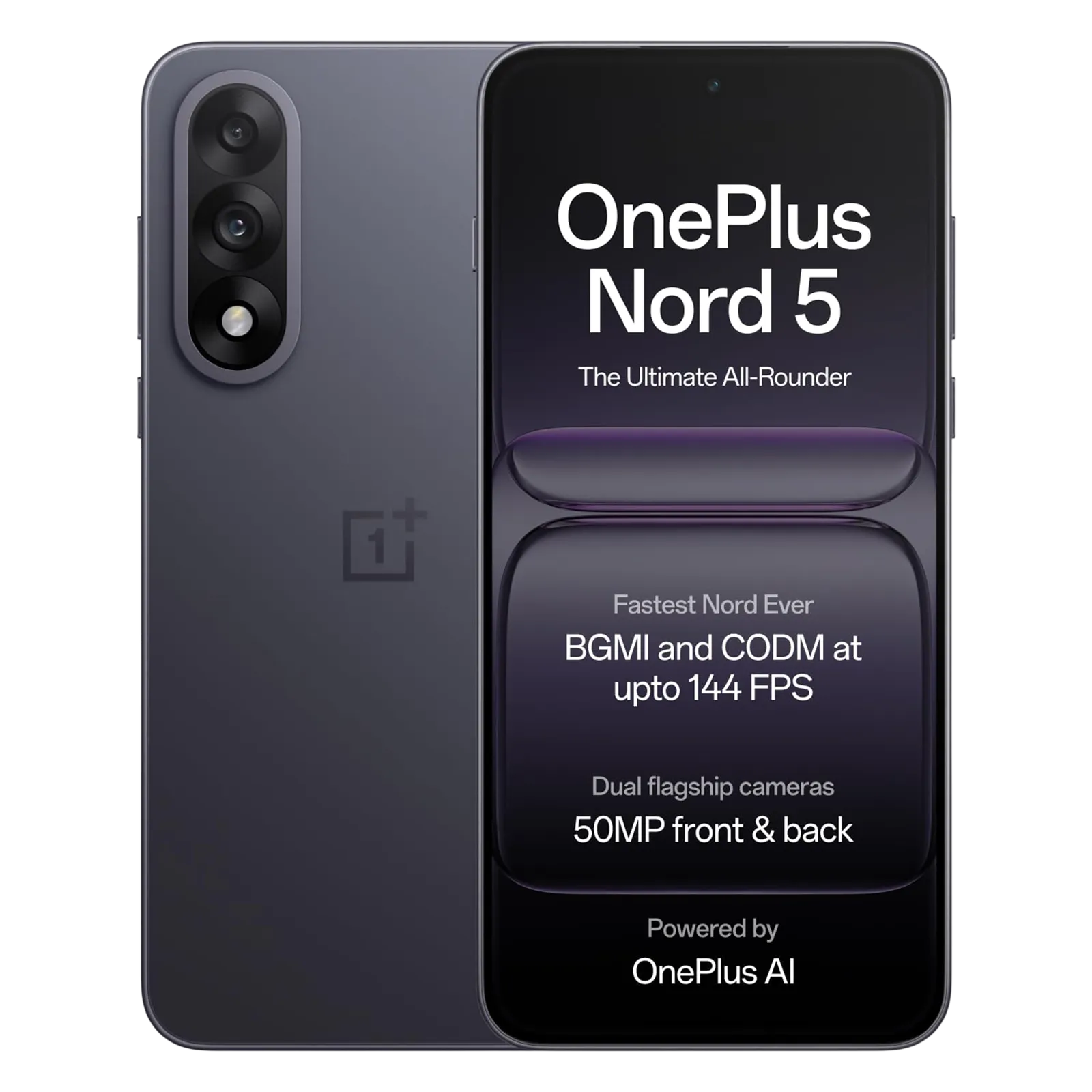 OnePlus Nord 5 unlocked (Phantom Grey, 256 GB)  (8 GB RAM)