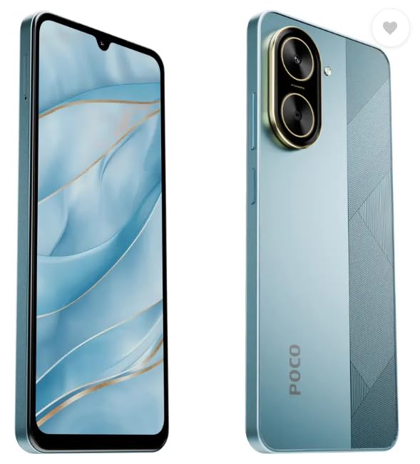 POCO C71 unlocked (Cool Blue, 128 GB)  (6 GB RAM)
