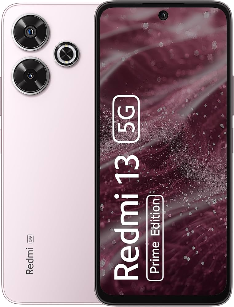 REDMI 13 5G Prime Edition unlocked (Orchid Pink, 128 GB)  (8 GB RAM)