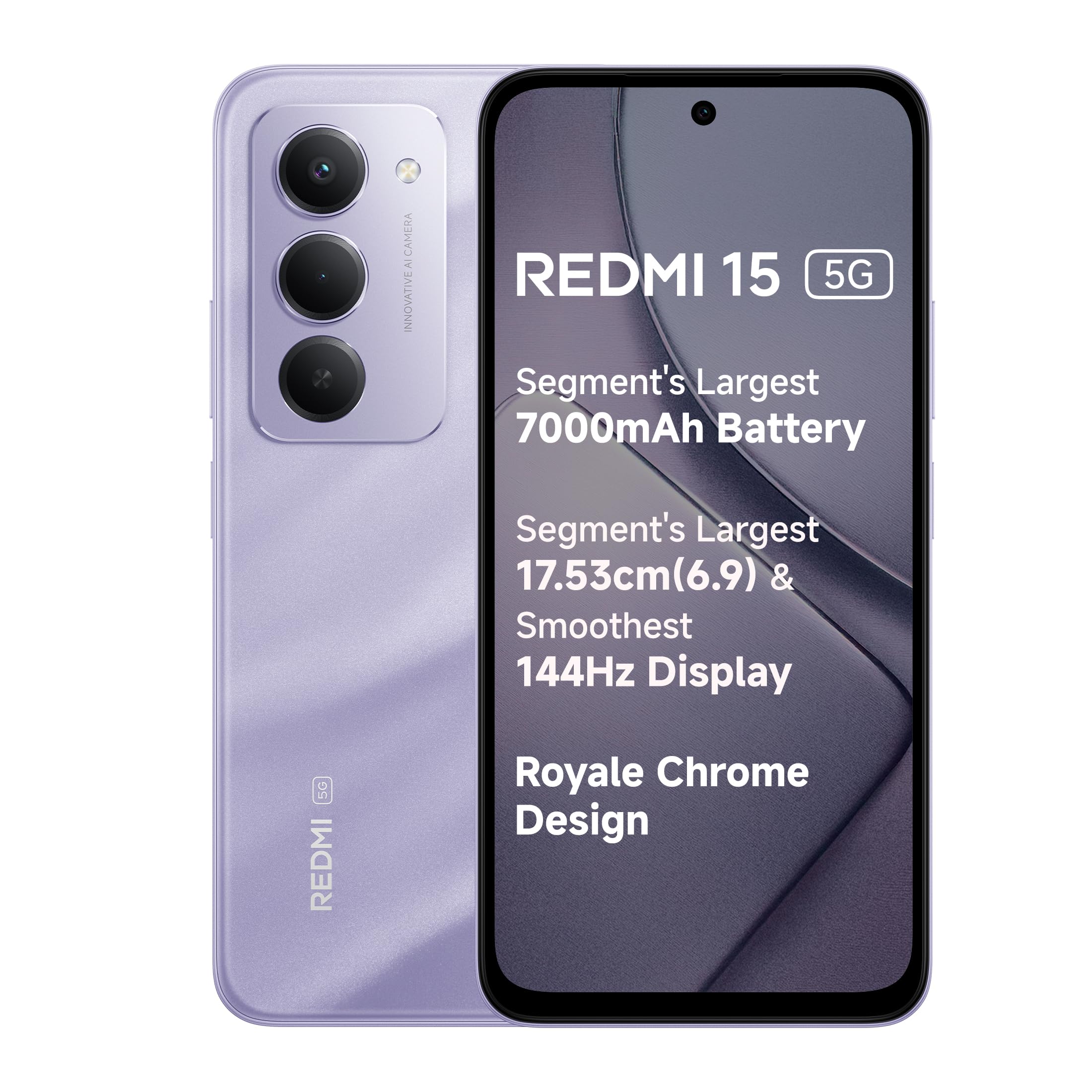 REDMI 15 5G unlocked (Sandy Purple, 256 GB)  (8 GB RAM)