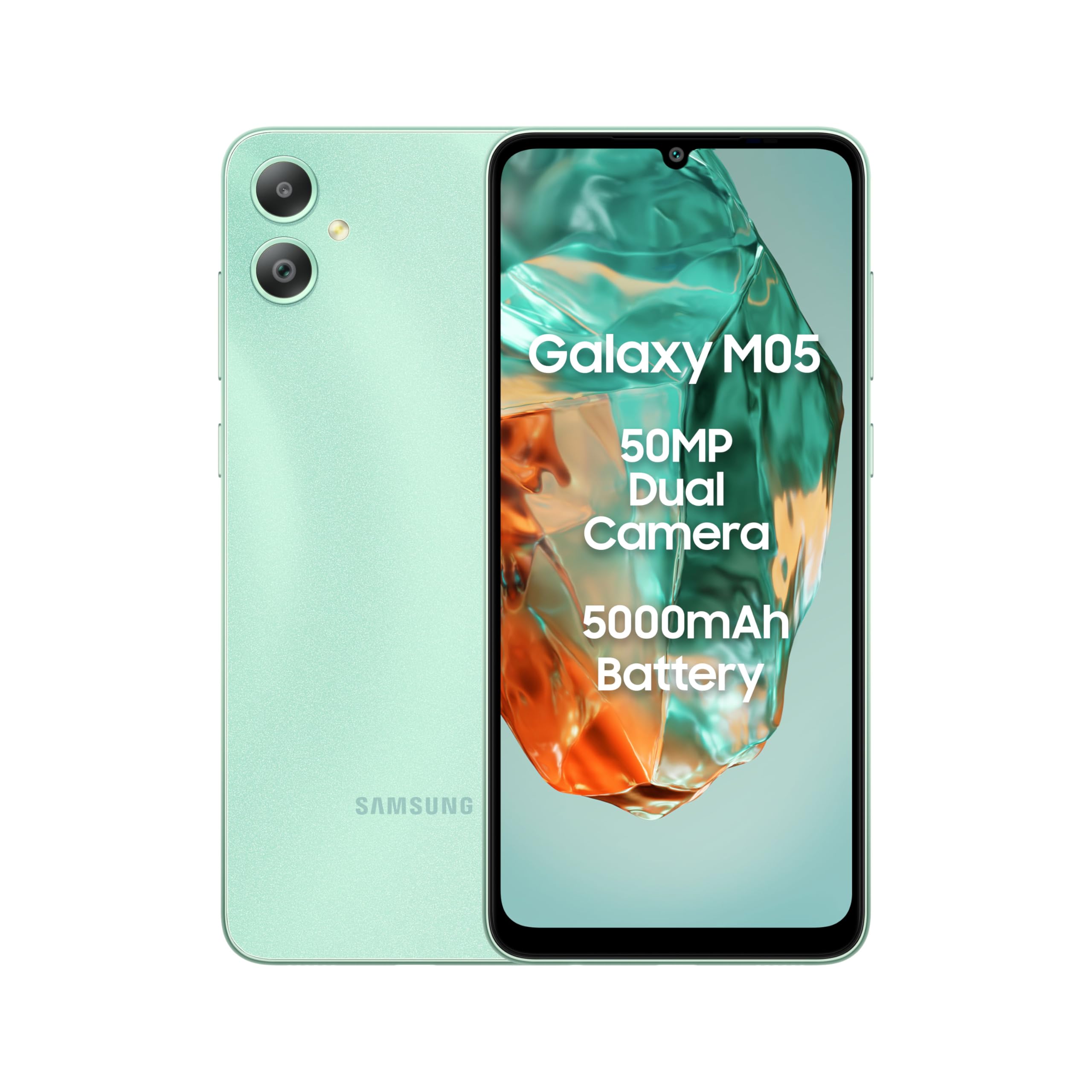 Samsung M05 unlocked (Mint Green, 64 GB)  (4 GB RAM)