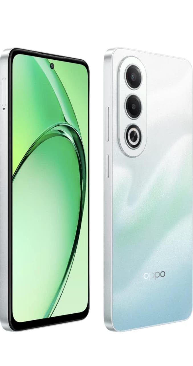 OPPO K12x 5G with 45W SUPERVOOC Charger In-The-Box unlocked (Breeze Blue, 128 GB)  (6 GB RAM)