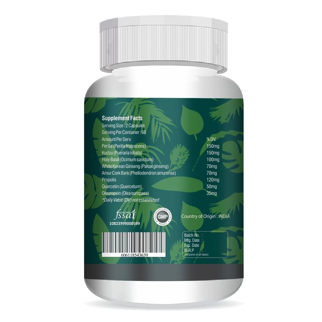 Healthy Nutrition Exipure With Perilla 150mg & Kudzu 150mg Helps To Turn Fat