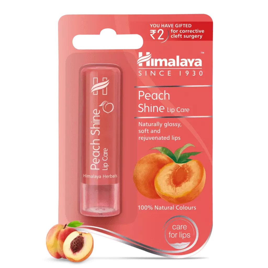 Himalaya Herbal PEACH SHINE Lip Care Lip Balm 4.5gm