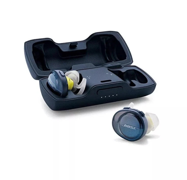 Open Box Bose SoundSport Free Wireless Headphones Sport Bluetooth Earbuds In-ear Blue