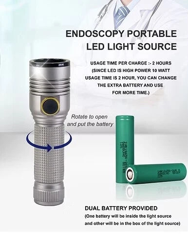 Portable Endoscopy Light Source for ENT Endoscope
