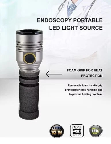 Portable Endoscopy Light Source for ENT Endoscope