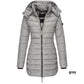 Mid-length Slim-fit Quilted Jacket
