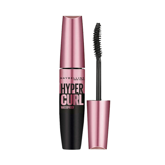 2 X Maybelline New York Hypercurl Mascara (Waterproof, Black, 9.2 ml)