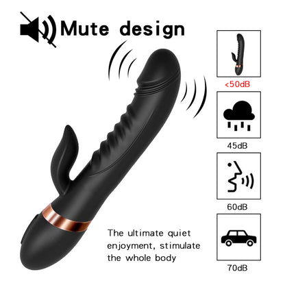 Female G-spot Vibrator, 2-in-1 Smart Heating Toy, Adult- Sex- Toys For Couples Clitoral