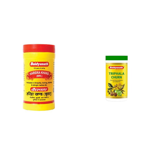 Baidyanath Haridra Khand (100 g) | Baidyanath Triphala Churna (500g) Pack of 2