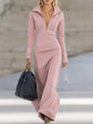 Slim Fit Long Dress Women Casual Long Sleeve Dress