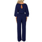 Fall Winter Fashion Batwing Long Sleeve Lace-up Women&