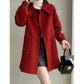 Tcraft Womens Stylish Casual Doll-Neck Wool Coat