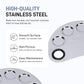 3 X Stainless Steel Makeup Mixing Palette with Spatula