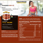 CrazyBulk HGH-X2 Natural Alternative for Lean Mass & Strength Supplement, FIRST TIME IN INDIA (60 Capsules)