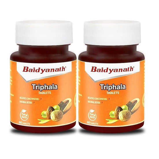 Baidyanath Asli Ayurved Triphala 60 Tablets (Pack of 2)