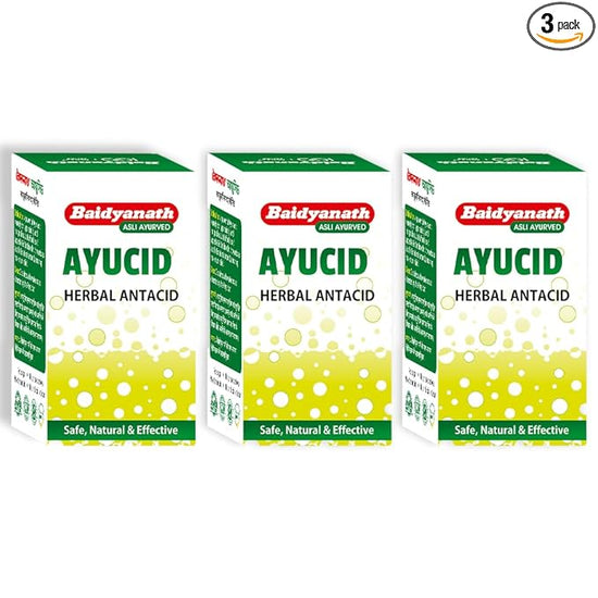Baidyanath Ayucid - 50 Tablets (Pack of 3)