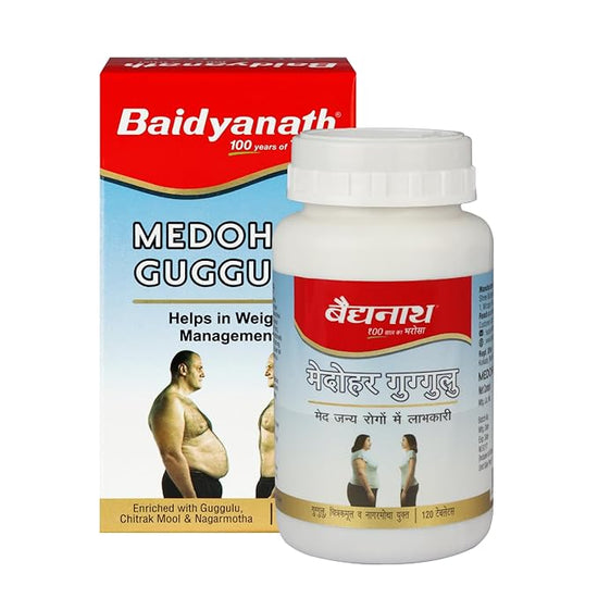 Baidyanath Medohar Guggulu Tablets 120 Tab (Pack of 1)