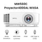 BenQ MW560C 4000 ANSI Lumens WXGA Projector