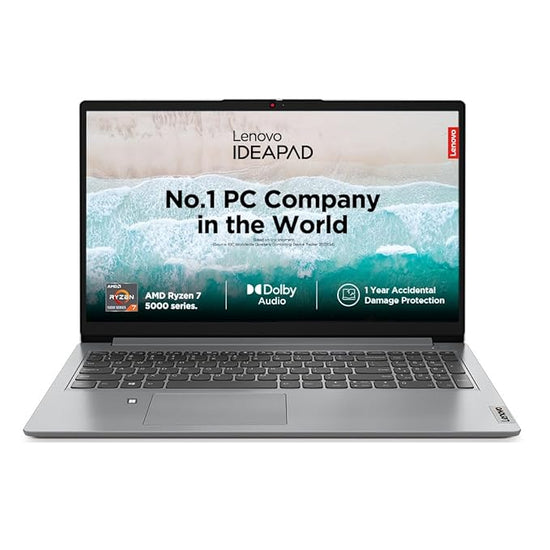 Lenovo IdeaPad Slim 1 AMD Ryzen 7 5700U(16GB/512GB SSD/Windows 11 Home/Cloud Grey)