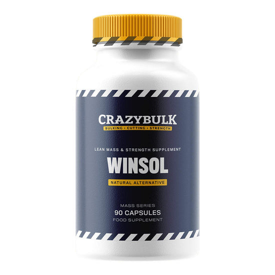 CrazyBulk WINSOL Natural Alternative for Lean Mass & Strength Supplement (90 Capsules)