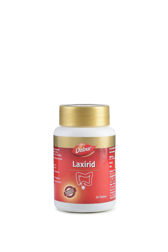 DABUR Laxirid Tablet 60 Tabs, Pack of 1, Multicolour, 72 Grams