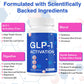 GLP-1 activation dietary supplement bottle with ingredients listed on a white background