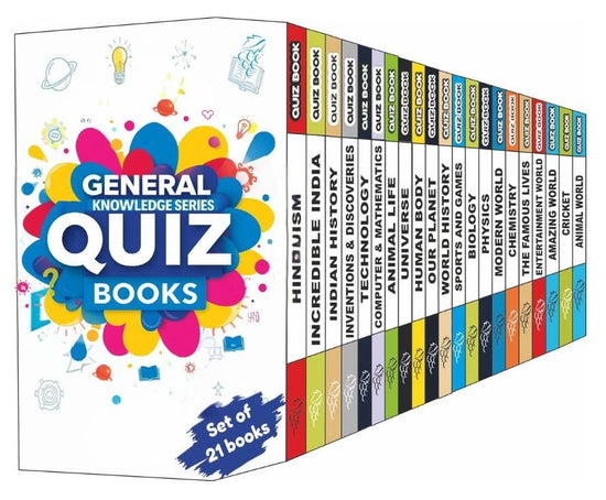 General Knowledge Quiz (Set of 21 books)