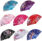 2 X Hand Fan – Silk Sakura Butterfly Printed Japanese Folding Hand Fan