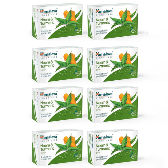 Himalaya Neem & Turmeric Soap 125G (Pack of 8)