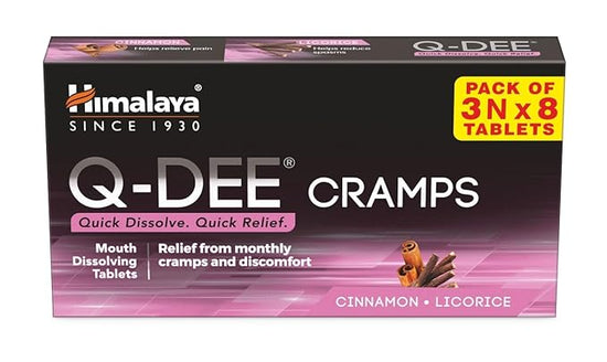 Himalaya Q-DEE (CRAMPS) TABLETS 3NX8&