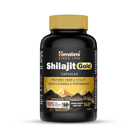 5 X Himalaya Shilajit/Shilajeet Gold Capsules