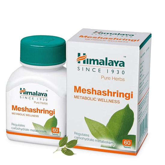 5 X Himalaya Wellness Pure Herbs Meshashringi Metabolic Wellness - 60 Tablet