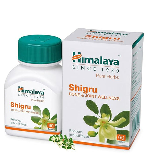 5 X Himalaya Wellness Pure Herbs Shigru Bone & Joint Wellness - 60 Tablet