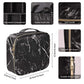 INOVERA Nylon Makeup Organizer Bag (Black Marble)