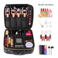 INOVERA Nylon Makeup Organizer Bag (Black Marble)
