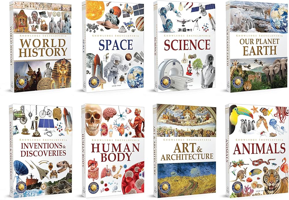 Knowledge Encyclopaedia Boxed Set 8 Paperback Books For Kids Age Group 10+