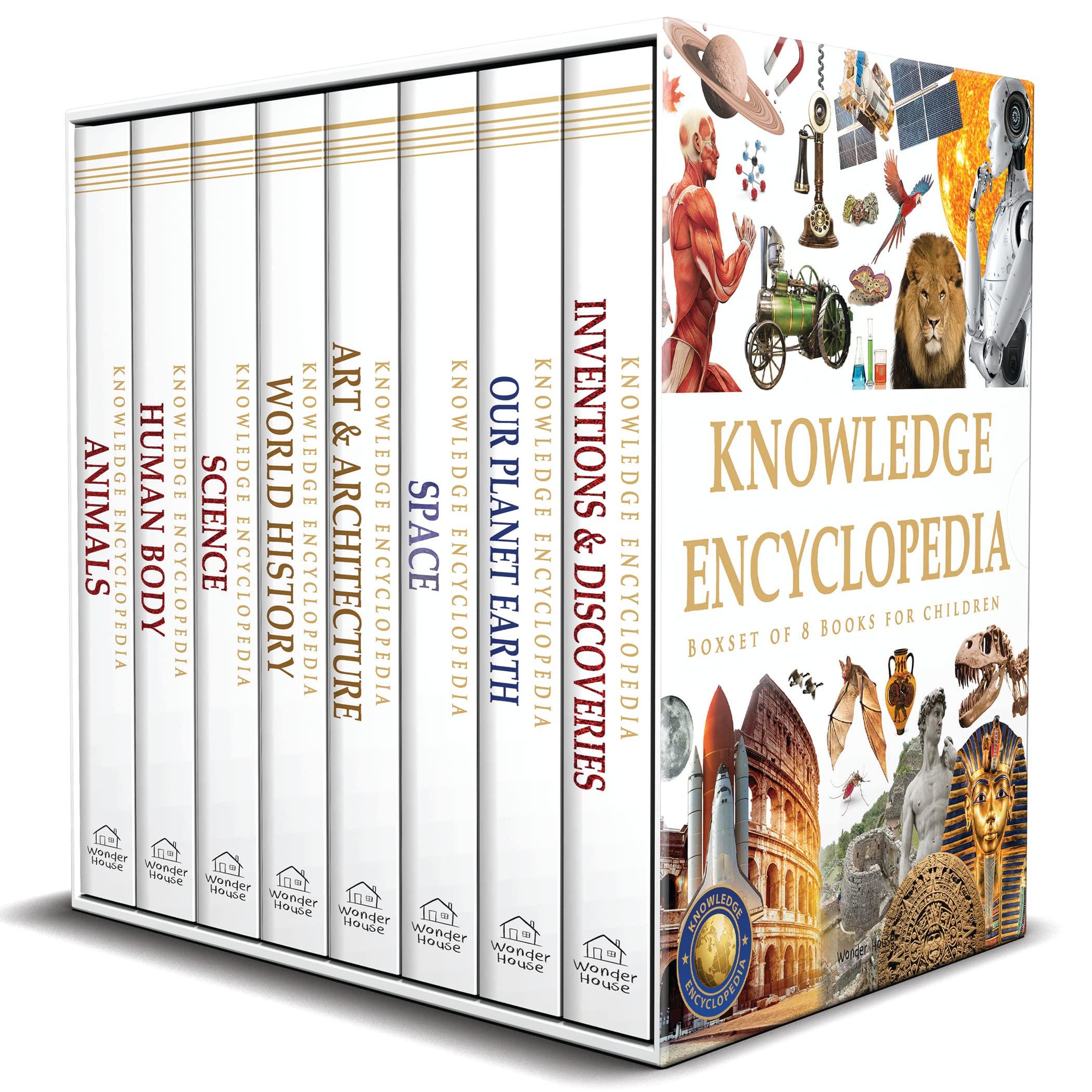 Knowledge Encyclopaedia Boxed Set 8 Paperback Books For Kids Age Group 10+