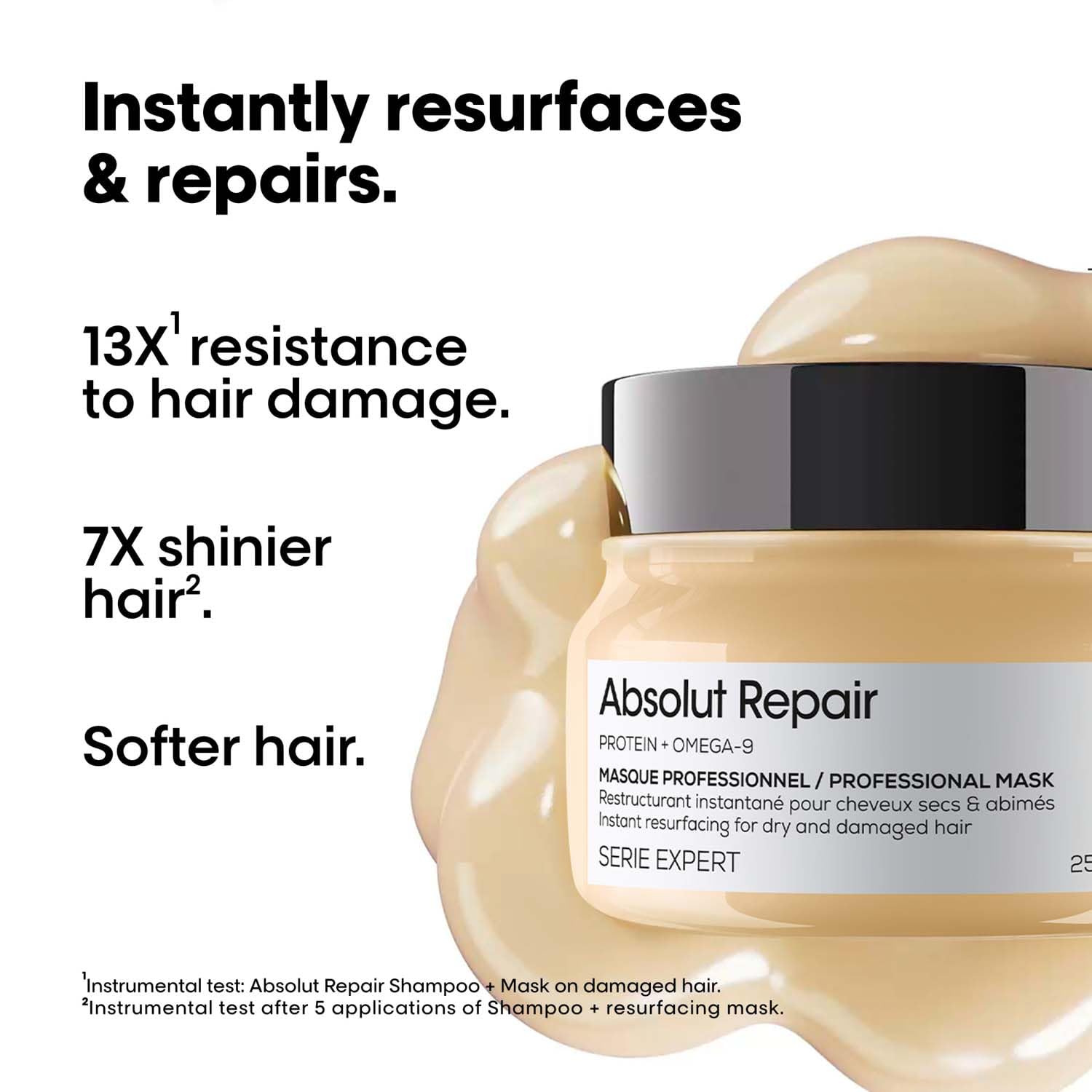 2 X L’Oréal Professionnel Absolut Repair Mask 250 ml