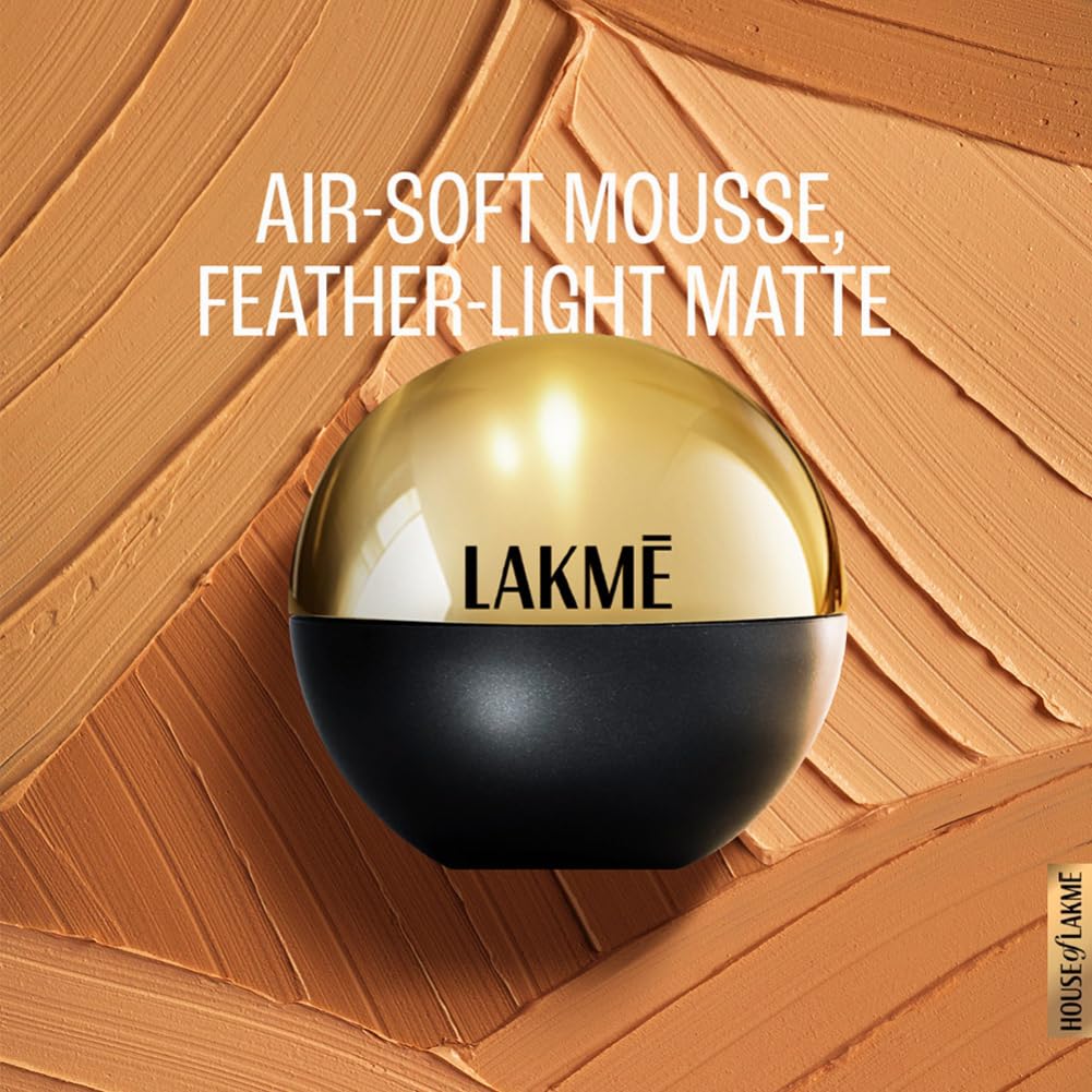 4 X Lakme Xtraordin‑airy Mattereal Mousse Foundation – 06 Almond Honey