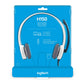 Logitech H150 Wired On Ear Headphones with Mic (White)