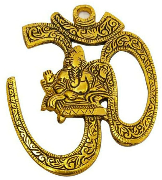 Lord Ganesha on Om Showpiece | Vastu & Home Decor