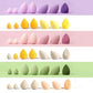 5 X MACPLUS 7‑Piece Multicolour Makeup Sponge Set (4 big + 3 mini, with egg case)