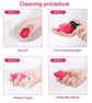 2 X MACPLUS 7‑Piece Multicolour Makeup Sponge Set (4 big + 3 mini, with egg case)